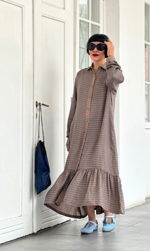 TULIP SHIRT DRESS