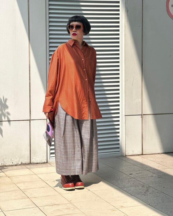 MARTHA OVERSIZED SHIRT | TERAKOTA - Image 3