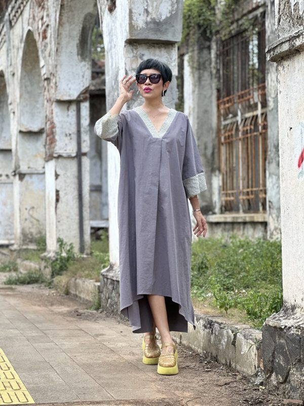 VIVIAN KAFTAN | WASHED GREY - Image 5
