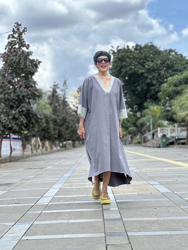 VIVIAN KAFTAN | WASHED GREY - Image 6